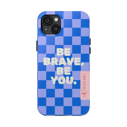 Muni Studio Phone Case iPhone 15 Plus BE YOU, Tough Phone Case