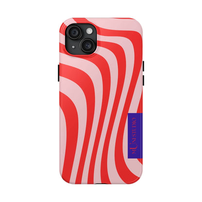 Muni Studio Phone Case iPhone 15 Plus CANDY SWIRL, Tough Phone Case