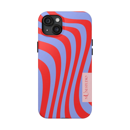 Muni Studio Phone Case iPhone 15 Plus CHIARA SWIRL, Tough Phone Case