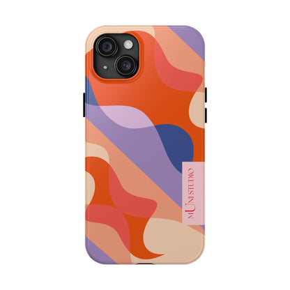 Muni Studio Phone Case iPhone 15 Plus FLOW, Tough Phone Case