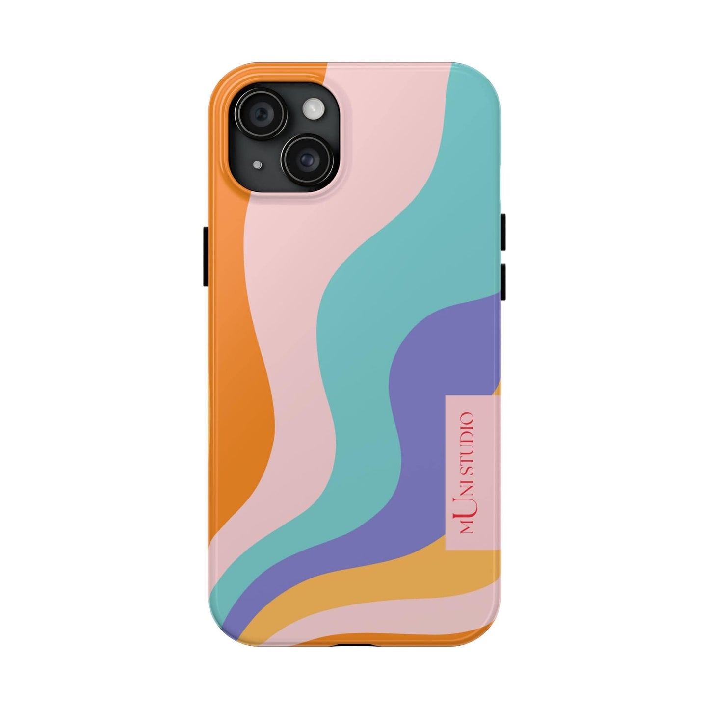 Muni Studio Phone Case iPhone 15 Plus GELATO, Tough Phone Case