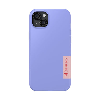 Muni Studio Phone Case iPhone 15 Plus LAVENDER, Tough Phone Case