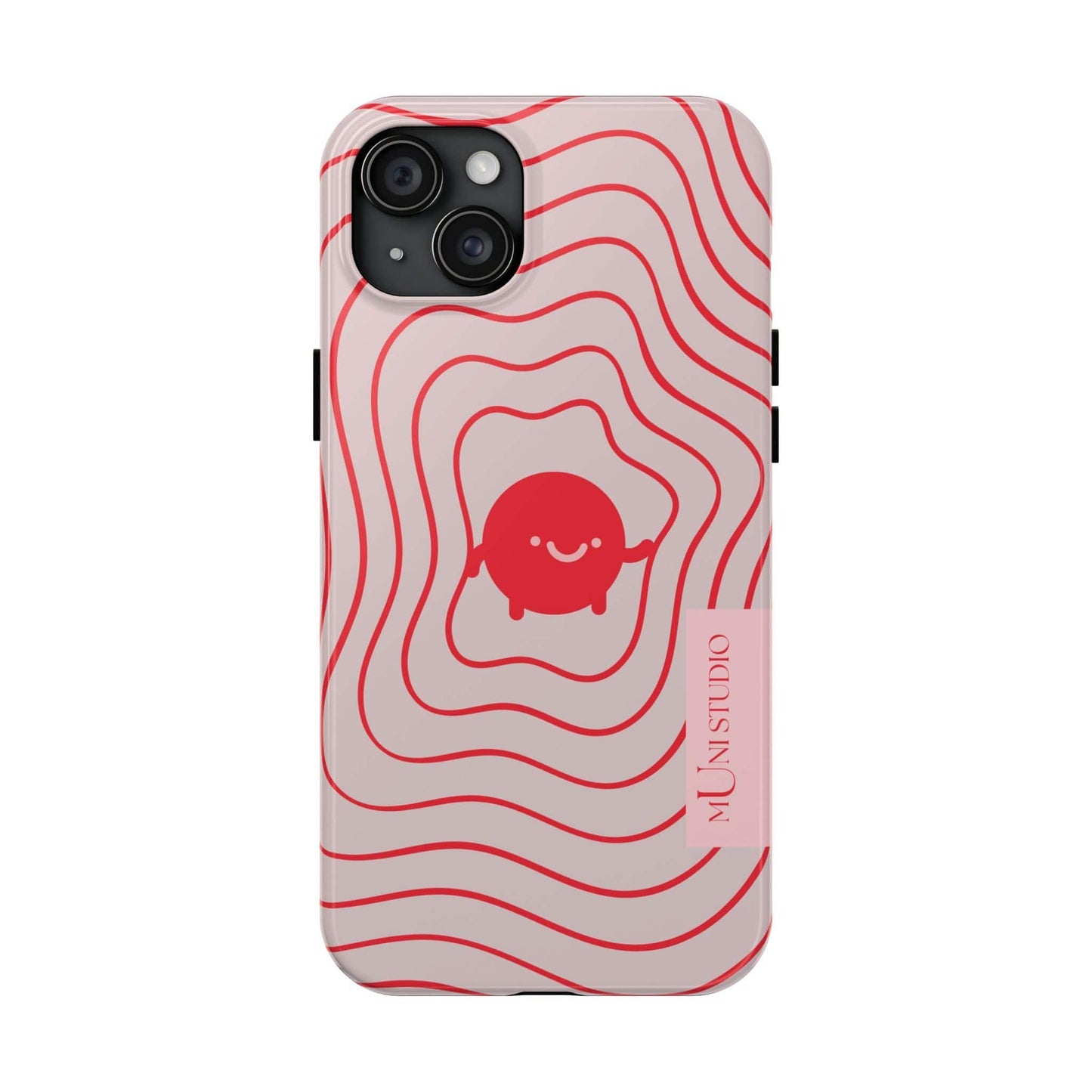 Muni Studio Phone Case iPhone 15 Plus RED LIL LEGEND, Tough Phone Case