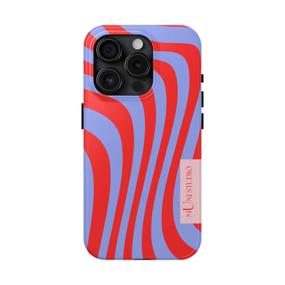 Muni Studio Phone Case iPhone 15 Pro CHIARA SWIRL, Tough Phone Case