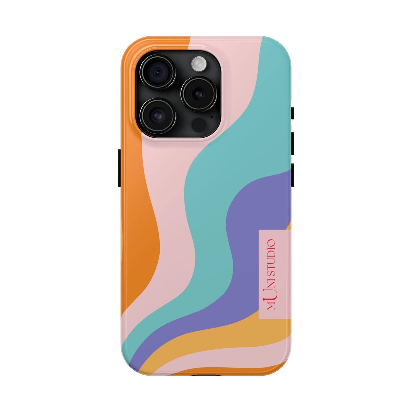 Muni Studio Phone Case iPhone 15 Pro GELATO, Tough Phone Case