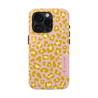 Muni Studio Phone Case iPhone 15 Pro GOLDEN RAWR, Tough Phone Case