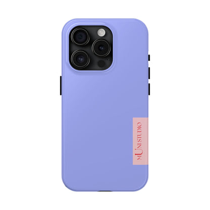 Muni Studio Phone Case iPhone 15 Pro LAVENDER, Tough Phone Case
