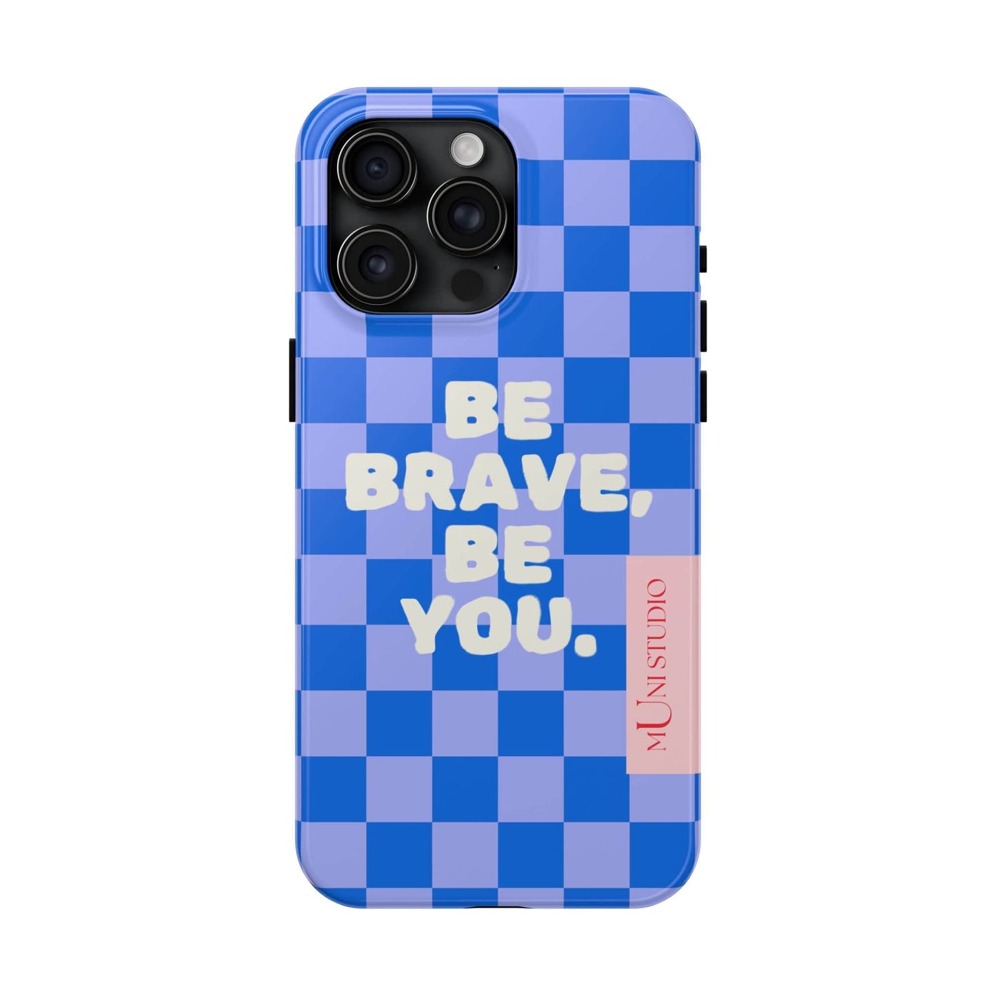 Muni Studio Phone Case iPhone 15 Pro Max BE YOU, Tough Phone Case
