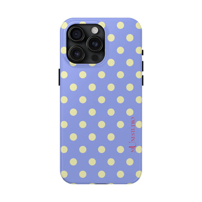 Muni Studio Phone Case iPhone 15 Pro Max BUTTER POLKA, Tough Phone Case