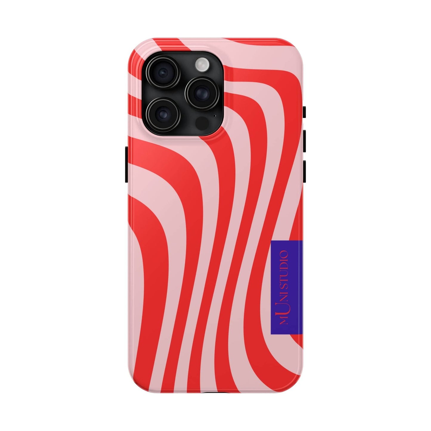 Muni Studio Phone Case iPhone 15 Pro Max CANDY SWIRL, Tough Phone Case