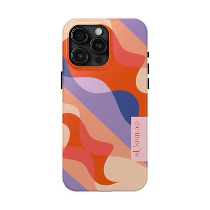 Muni Studio Phone Case iPhone 15 Pro Max FLOW, Tough Phone Case