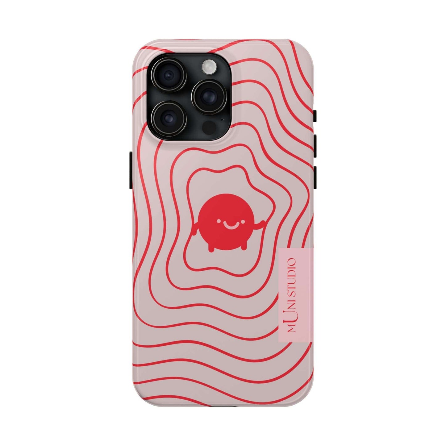 Muni Studio Phone Case iPhone 15 Pro Max RED LIL LEGEND, Tough Phone Case
