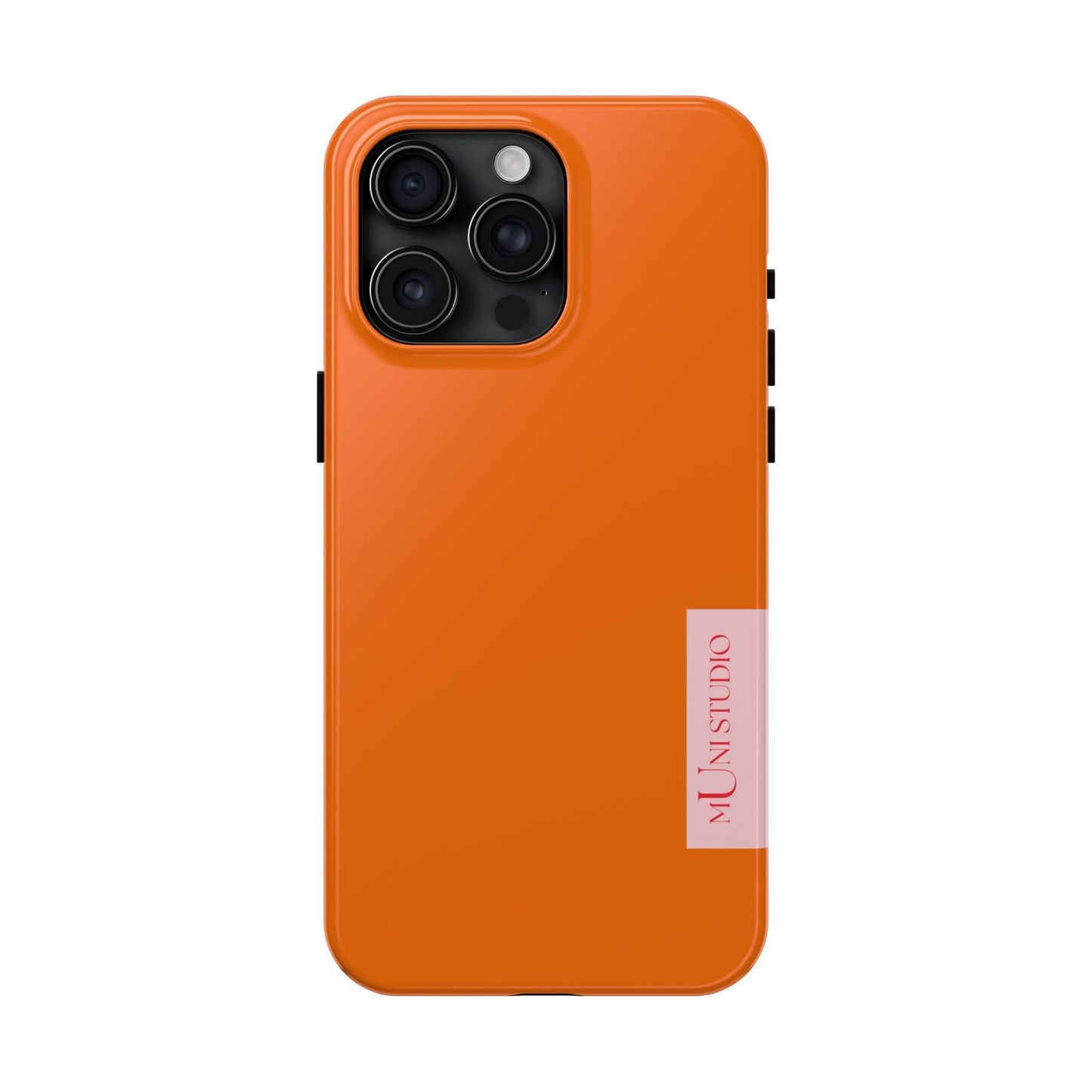 Muni Studio Phone Case iPhone 15 Pro Max TANGERINE, Tough Phone Case
