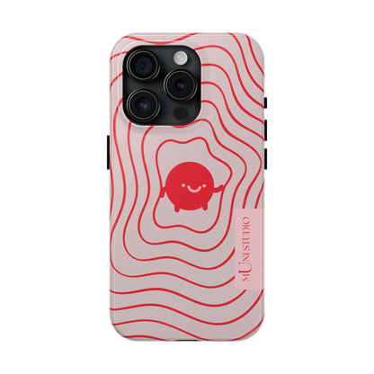 Muni Studio Phone Case iPhone 15 Pro RED LIL LEGEND, Tough Phone Case