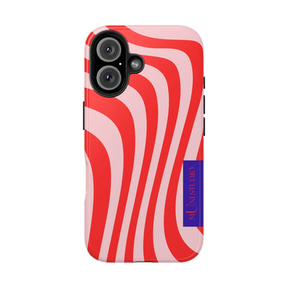 Muni Studio Phone Case iPhone 16 CANDY SWIRL, Tough Phone Case