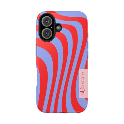 Muni Studio Phone Case iPhone 16 CHIARA SWIRL, Tough Phone Case
