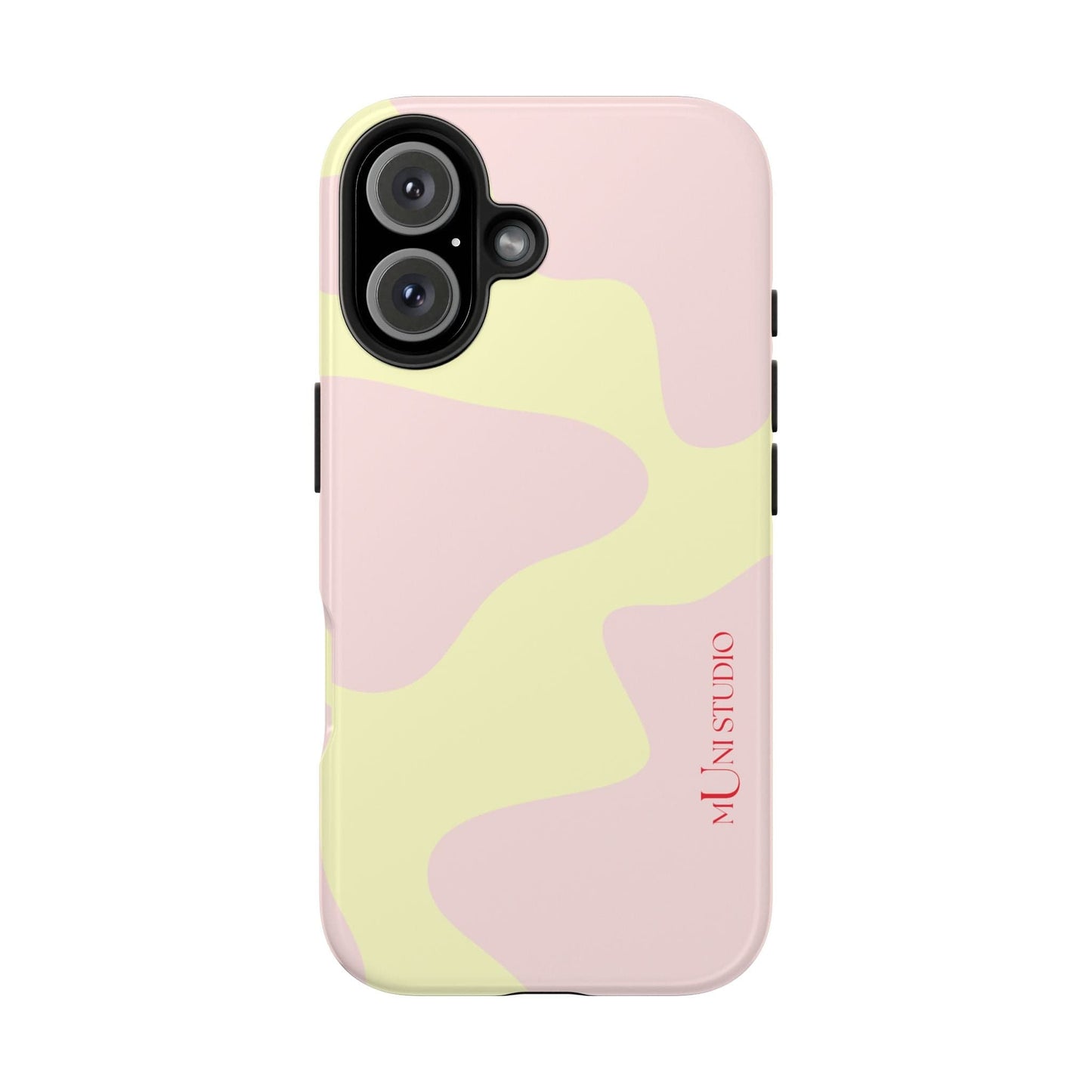 Muni Studio Phone Case iPhone 16 CREAM PUFF, Tough Phone Case