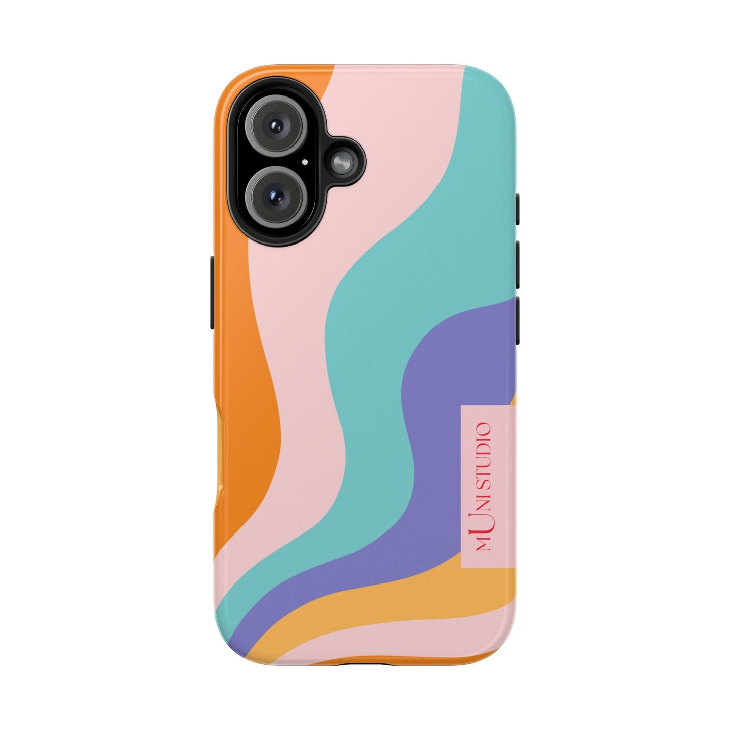 Muni Studio Phone Case iPhone 16 GELATO, Tough Phone Case