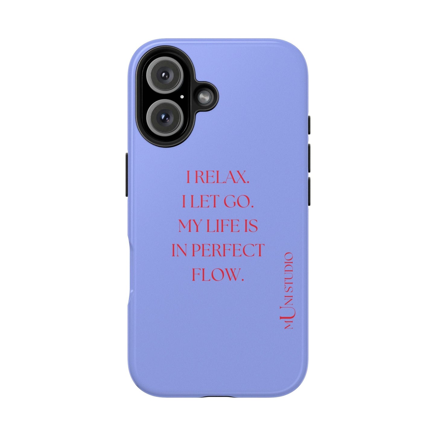 Muni Studio Phone Case iPhone 16 LET GO, Tough Phone Case