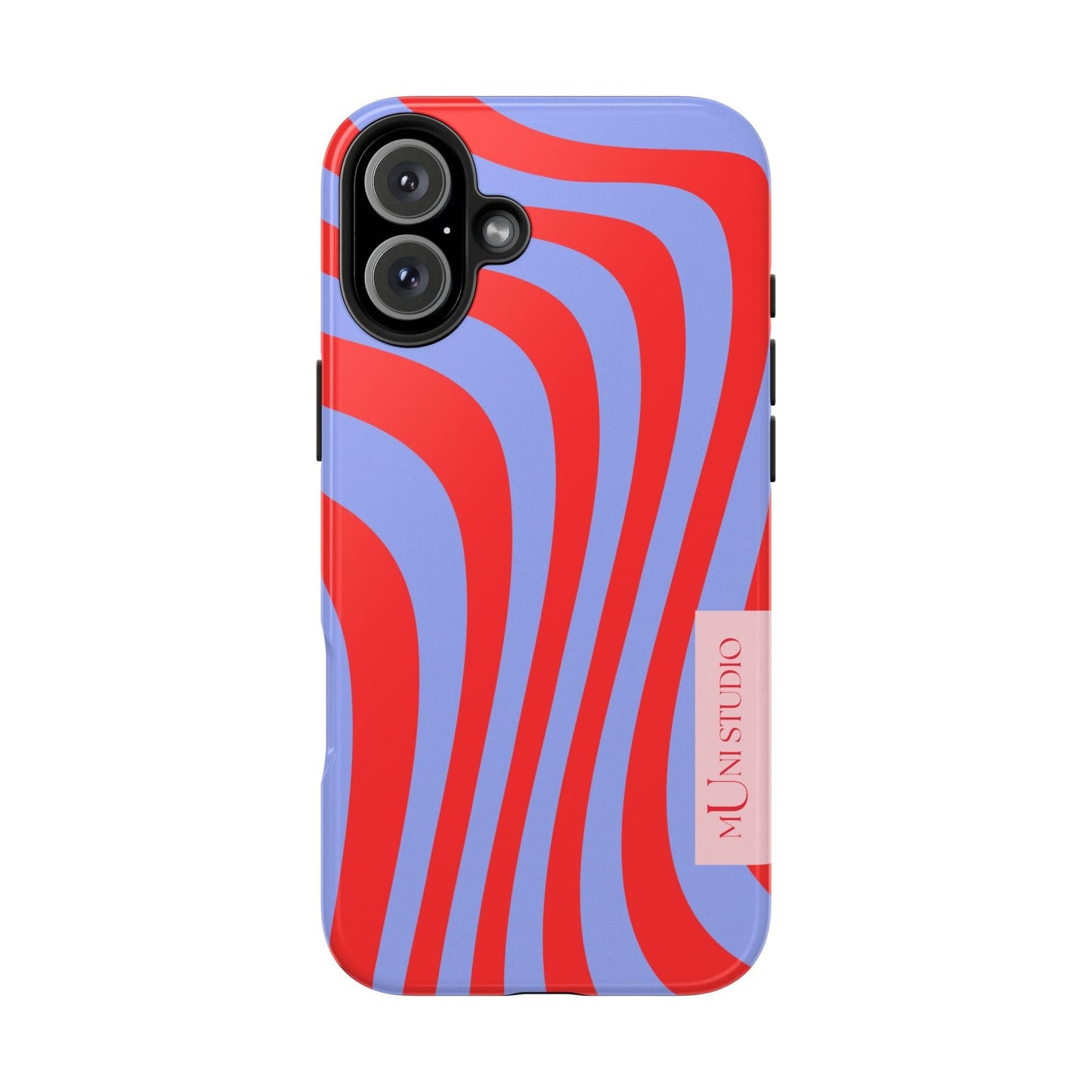 Muni Studio Phone Case iPhone 16 Plus CHIARA SWIRL, Tough Phone Case