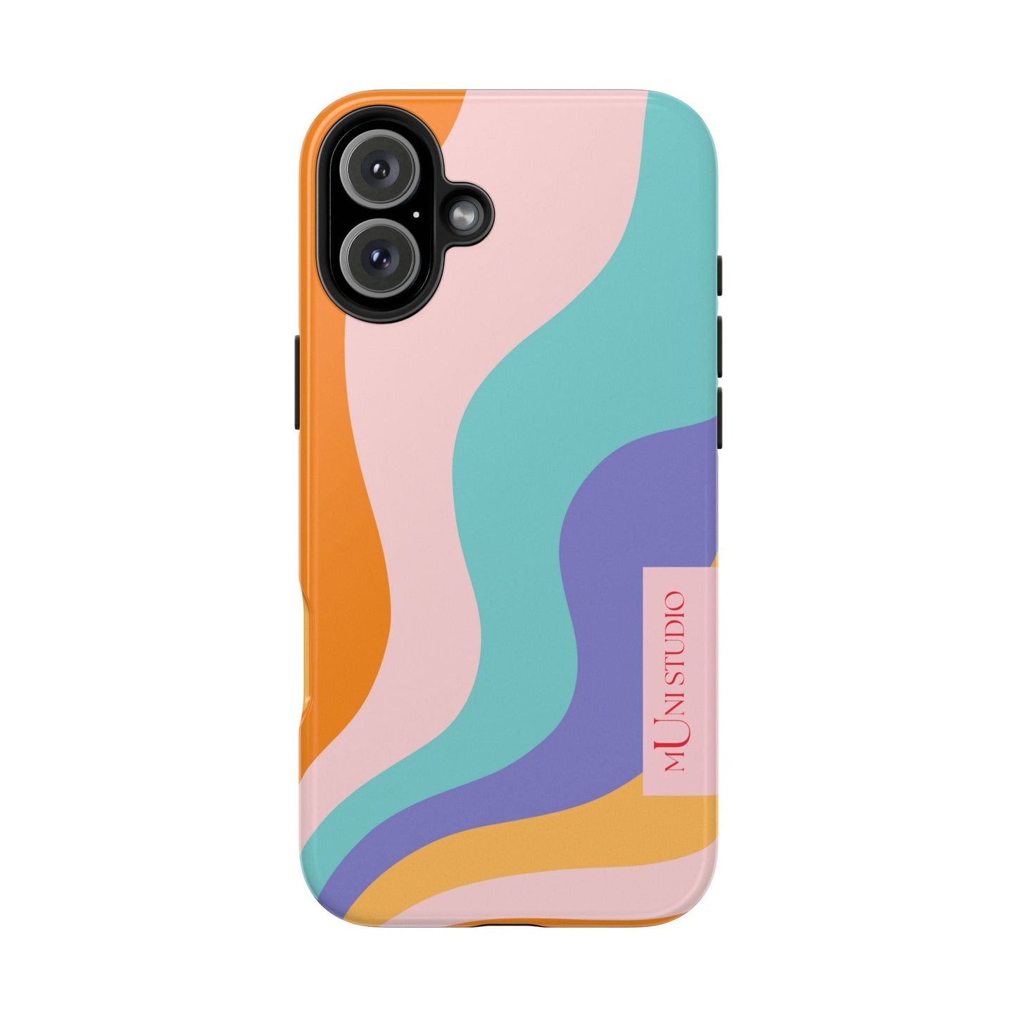 Muni Studio Phone Case iPhone 16 Plus GELATO, Tough Phone Case