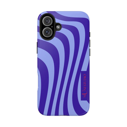 Muni Studio Phone Case iPhone 16 Plus OCEAN SWIRL, Tough Phone Case