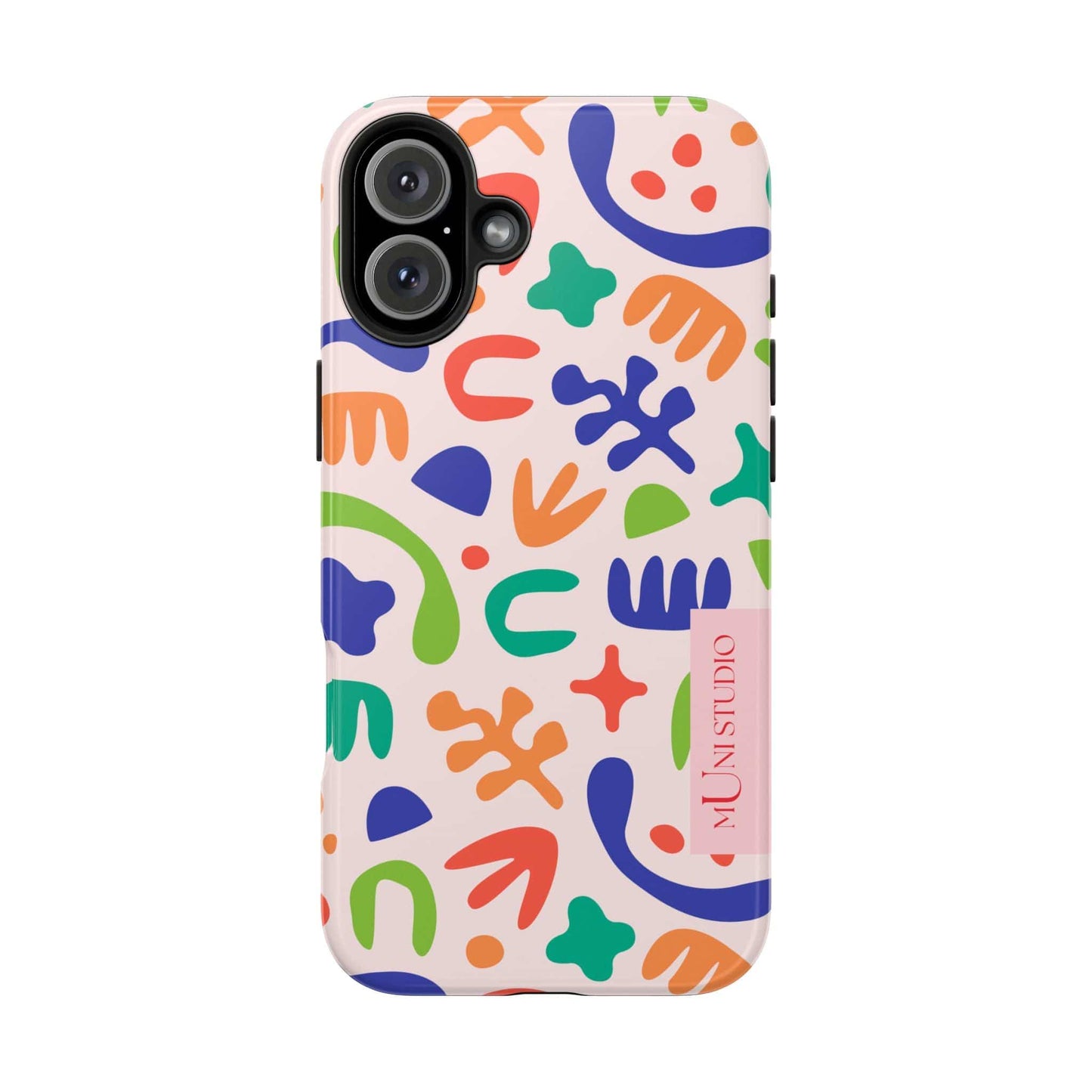 Muni Studio Phone Case iPhone 16 Plus YOGA, Tough Phone Case