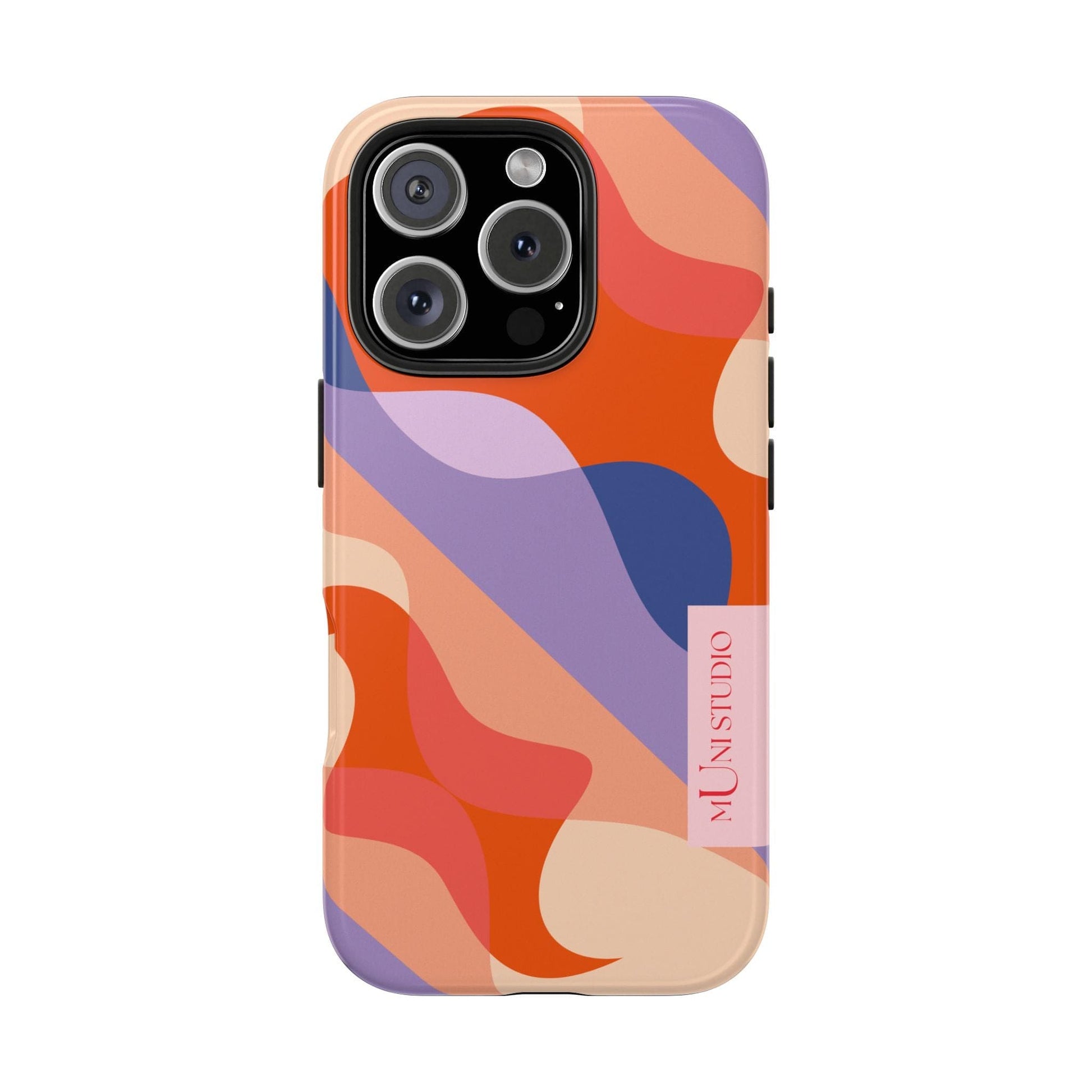 Muni Studio Phone Case iPhone 16 Pro FLOW, Tough Phone Case