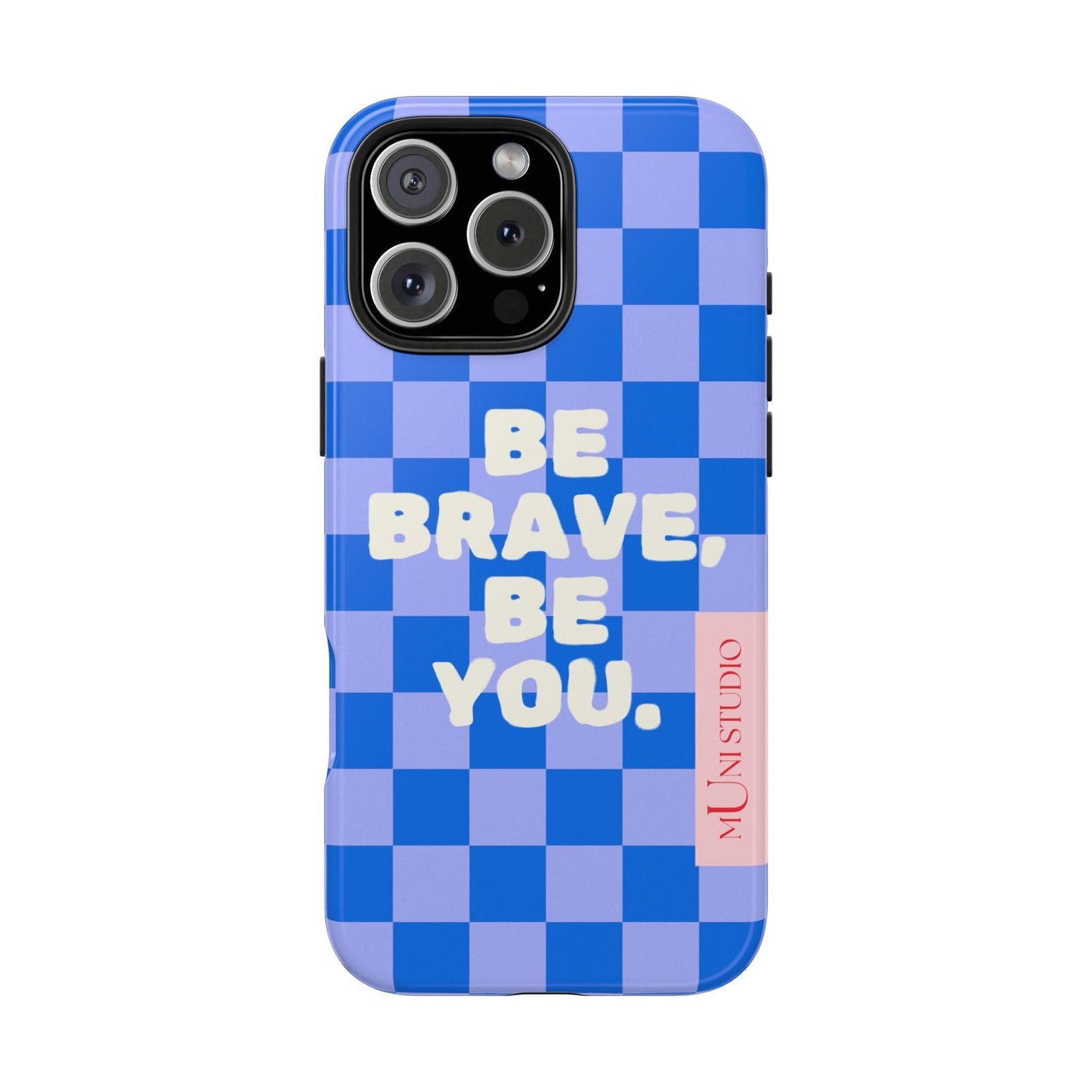 Muni Studio Phone Case iPhone 16 Pro Max BE YOU, Tough Phone Case