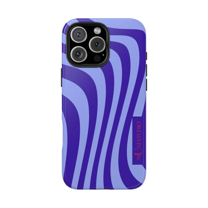 Muni Studio Phone Case iPhone 16 Pro Max OCEAN SWIRL, Tough Phone Case