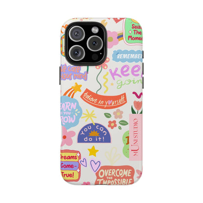 Muni Studio Phone Case iPhone 16 Pro Max YOU CAN DO IT, Tough Phone Case
