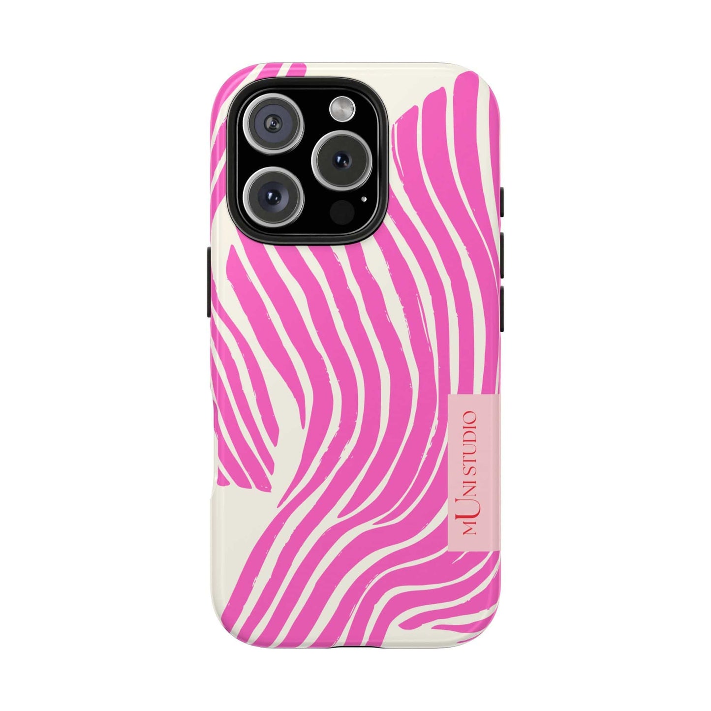 Muni Studio Phone Case iPhone 16 Pro MORA, Tough Phone Case