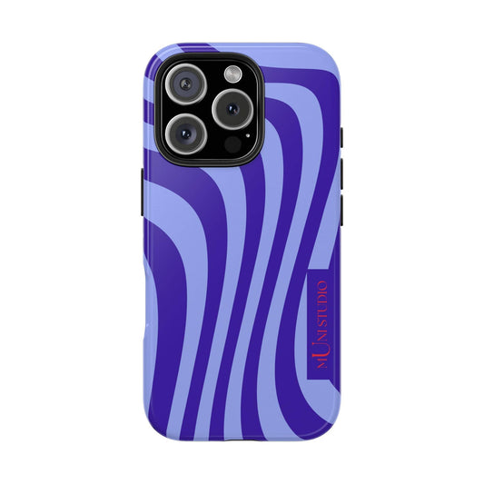 Muni Studio Phone Case iPhone 16 Pro OCEAN SWIRL, Tough Phone Case