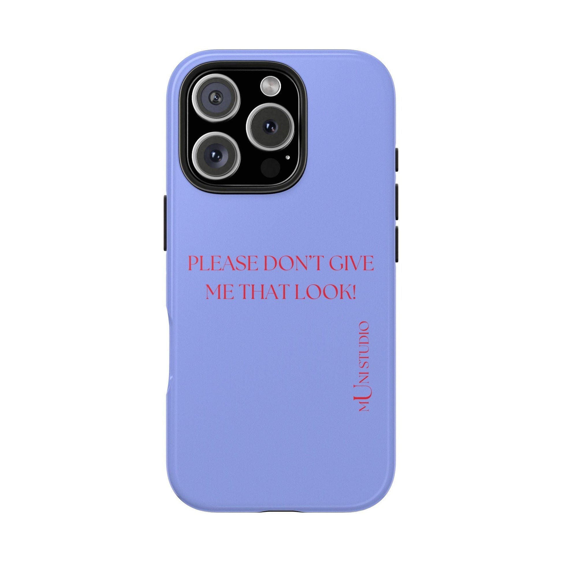 Muni Studio Phone Case iPhone 16 Pro THAT LOOK, Tough Phone Case