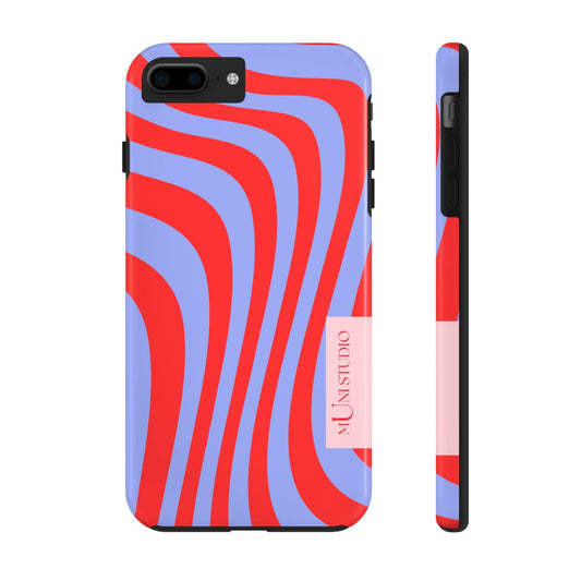 Muni Studio Phone Case iPhone 7 Plus, iPhone 8 Plus CHIARA SWIRL, Tough Phone Case