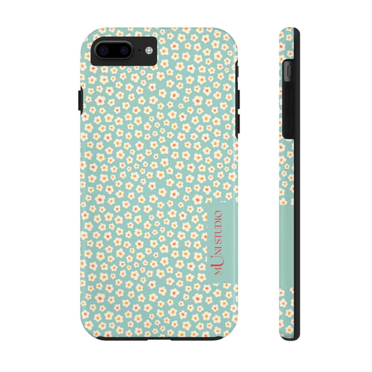 Muni Studio Phone Case iPhone 7 Plus, iPhone 8 Plus FLOWER MATCHA, Tough Phone Case