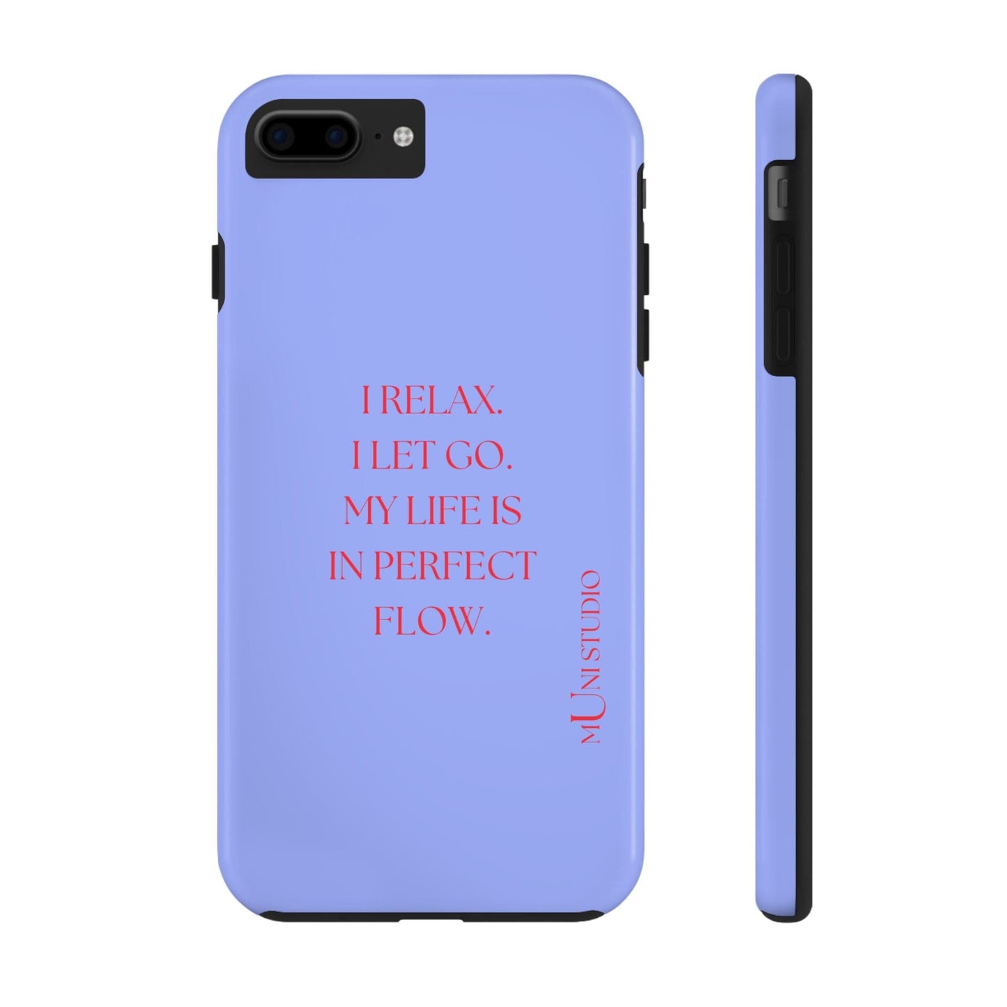 Muni Studio Phone Case iPhone 7 Plus, iPhone 8 Plus LET GO, Tough Phone Case