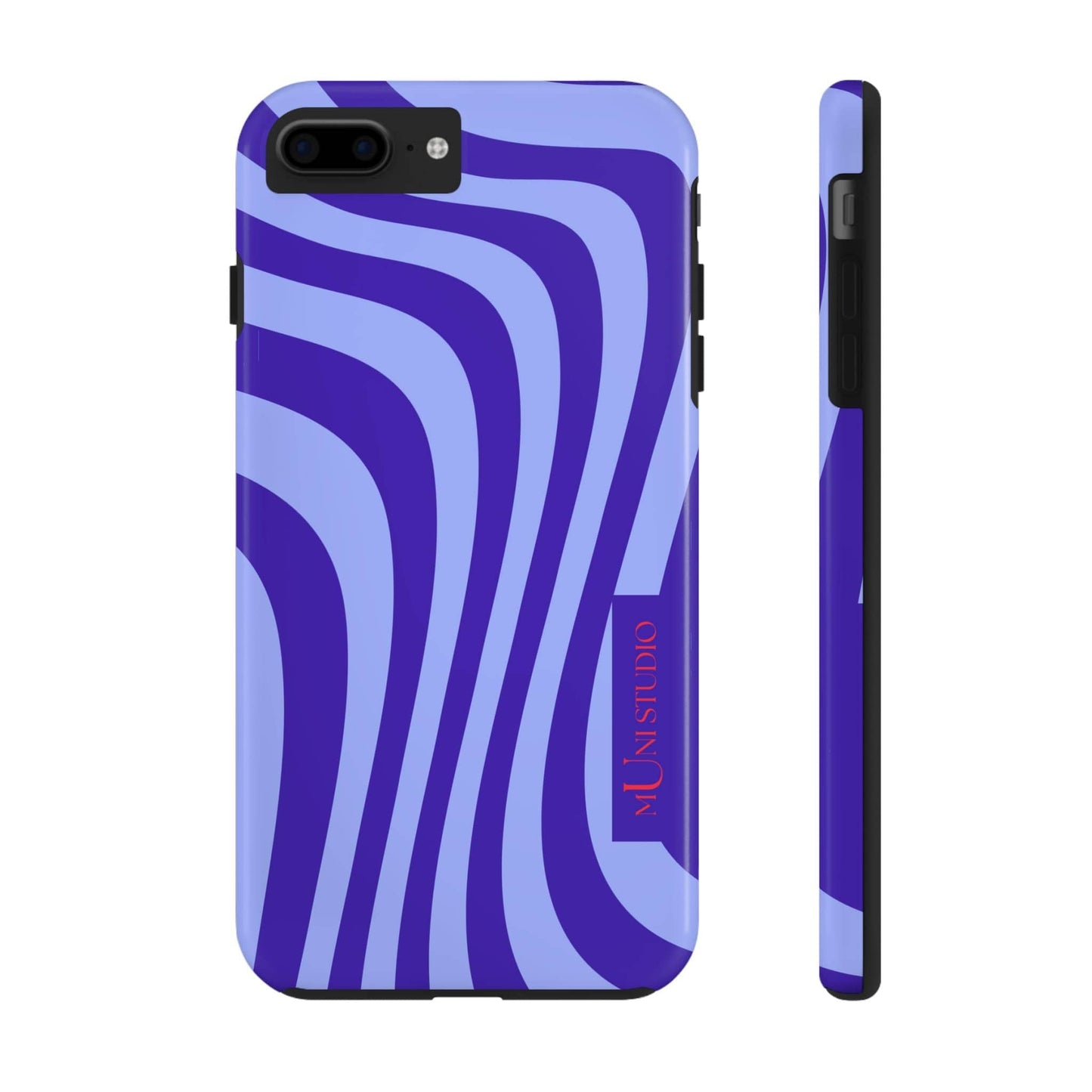 Muni Studio Phone Case iPhone 7 Plus, iPhone 8 Plus OCEAN SWIRL, Tough Phone Case