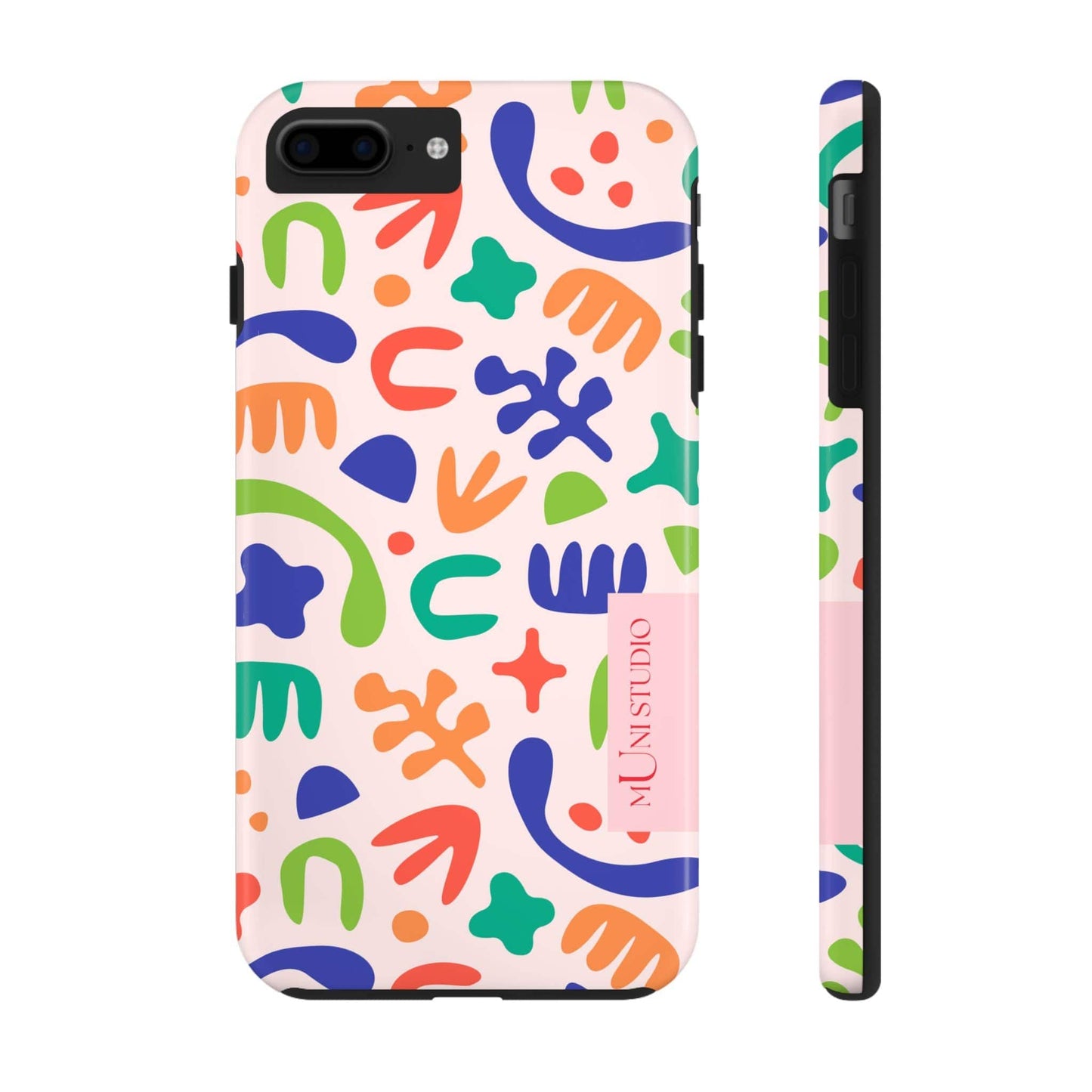 Muni Studio Phone Case iPhone 7 Plus, iPhone 8 Plus YOGA, Tough Phone Case