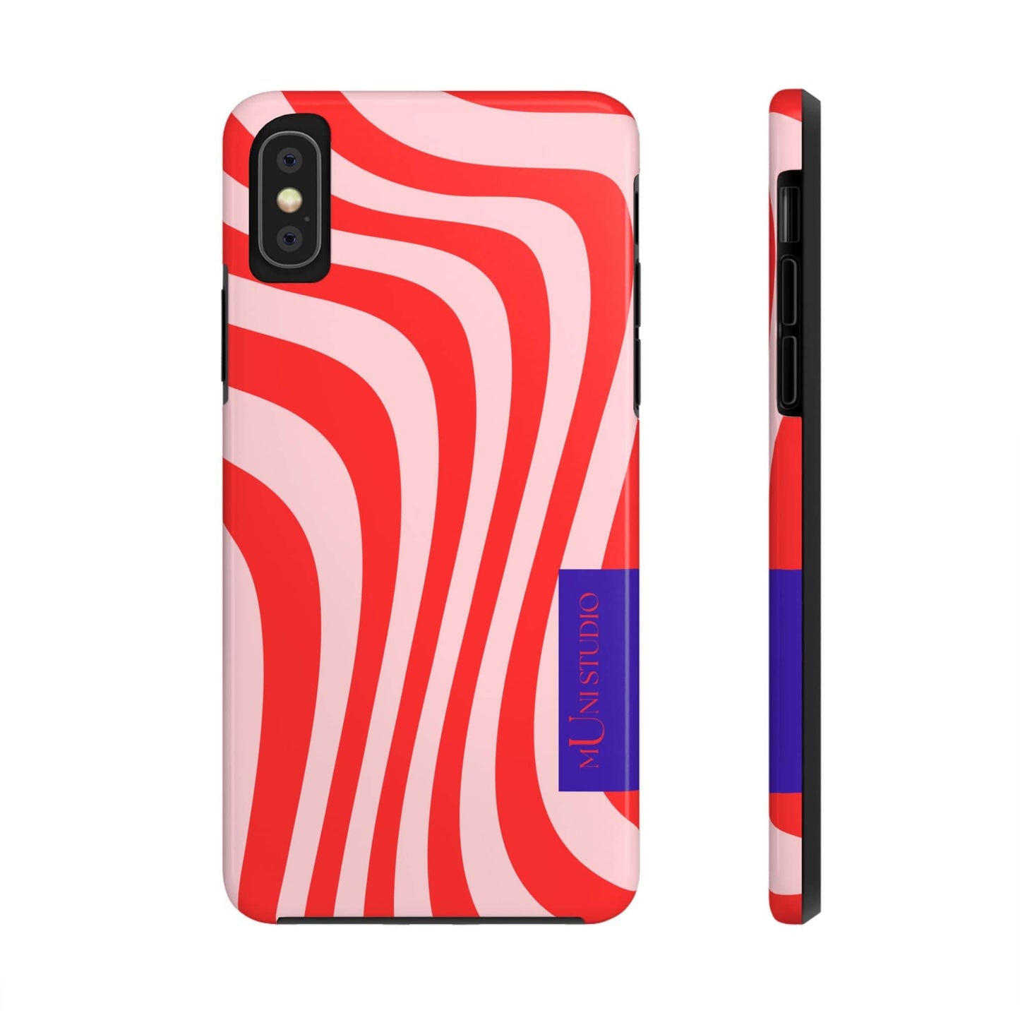 Muni Studio Phone Case iPhone X CANDY SWIRL, Tough Phone Case