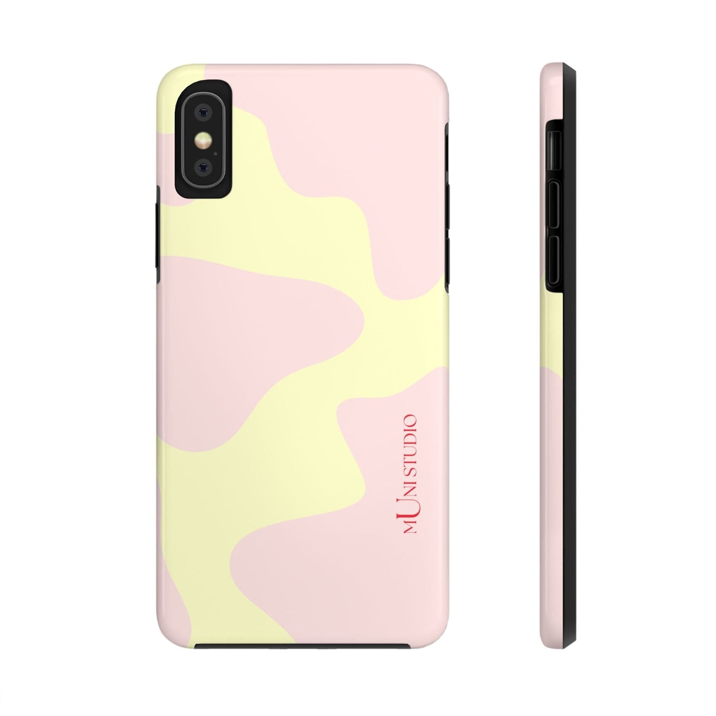 Muni Studio Phone Case iPhone X CREAM PUFF, Tough Phone Case