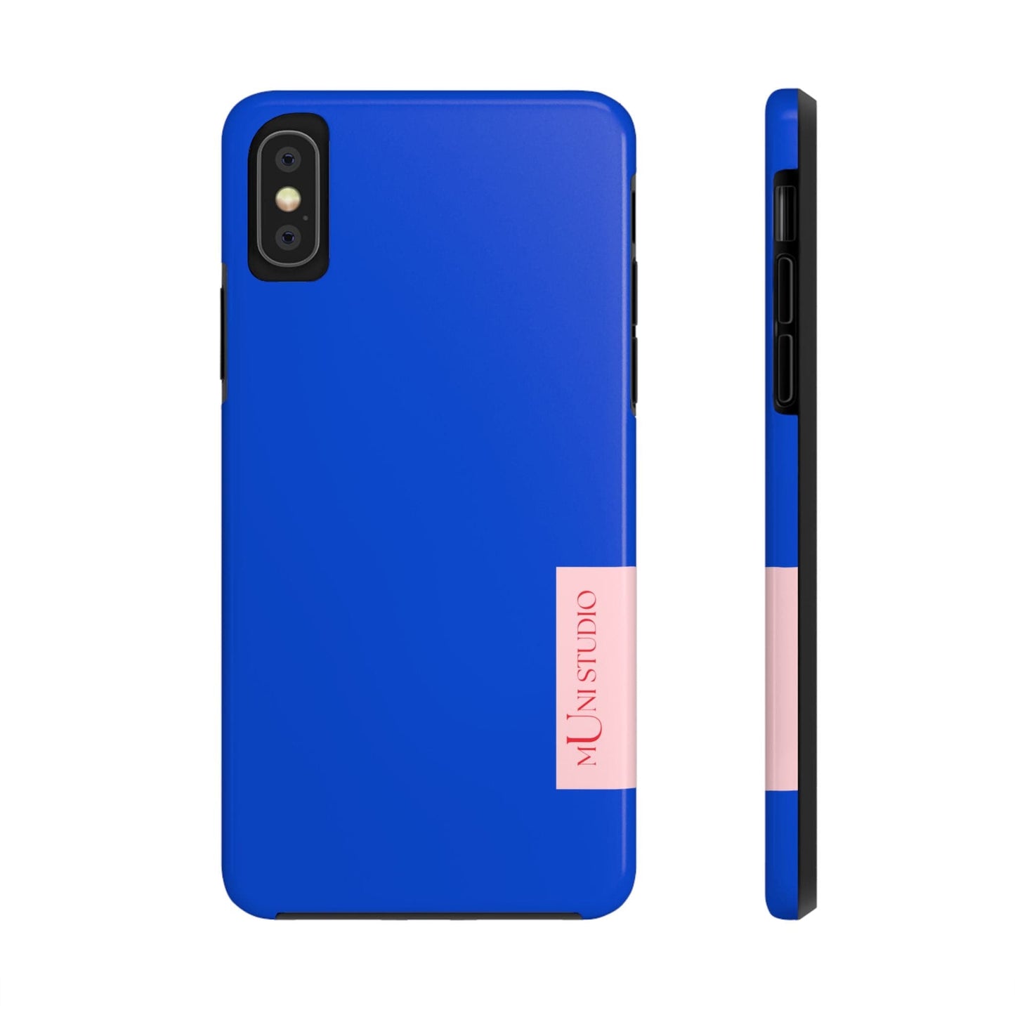 Muni Studio Phone Case iPhone X DAZZLING BLUE, Tough Phone Case