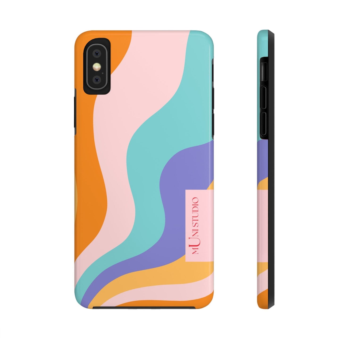 Muni Studio Phone Case iPhone X GELATO, Tough Phone Case