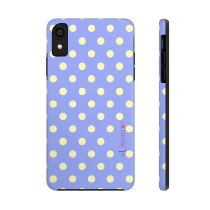 Muni Studio Phone Case iPhone XR BUTTER POLKA, Tough Phone Case