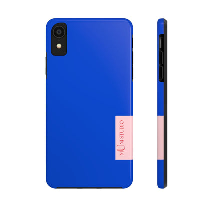 Muni Studio Phone Case iPhone XR DAZZLING BLUE, Tough Phone Case