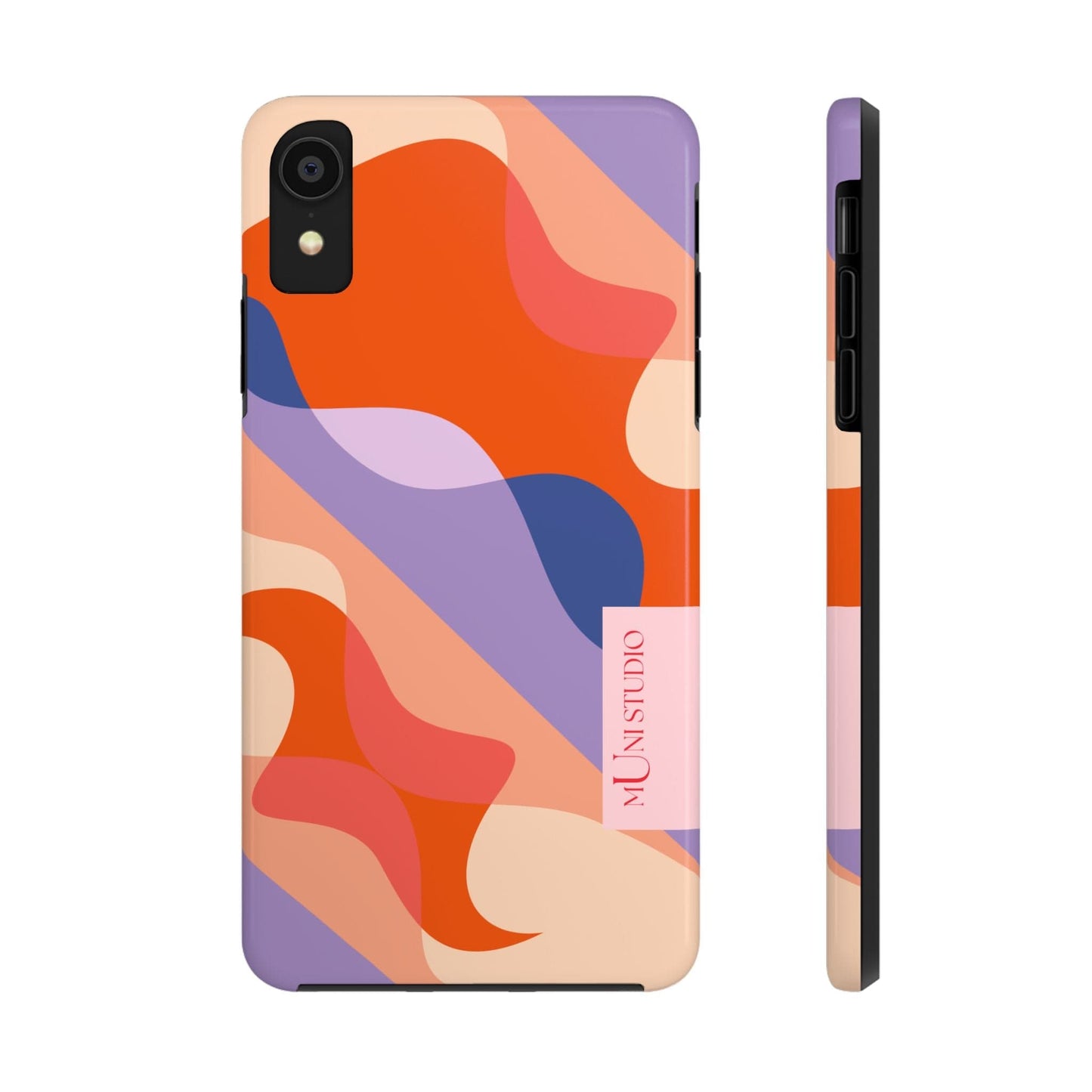 Muni Studio Phone Case iPhone XR FLOW, Tough Phone Case