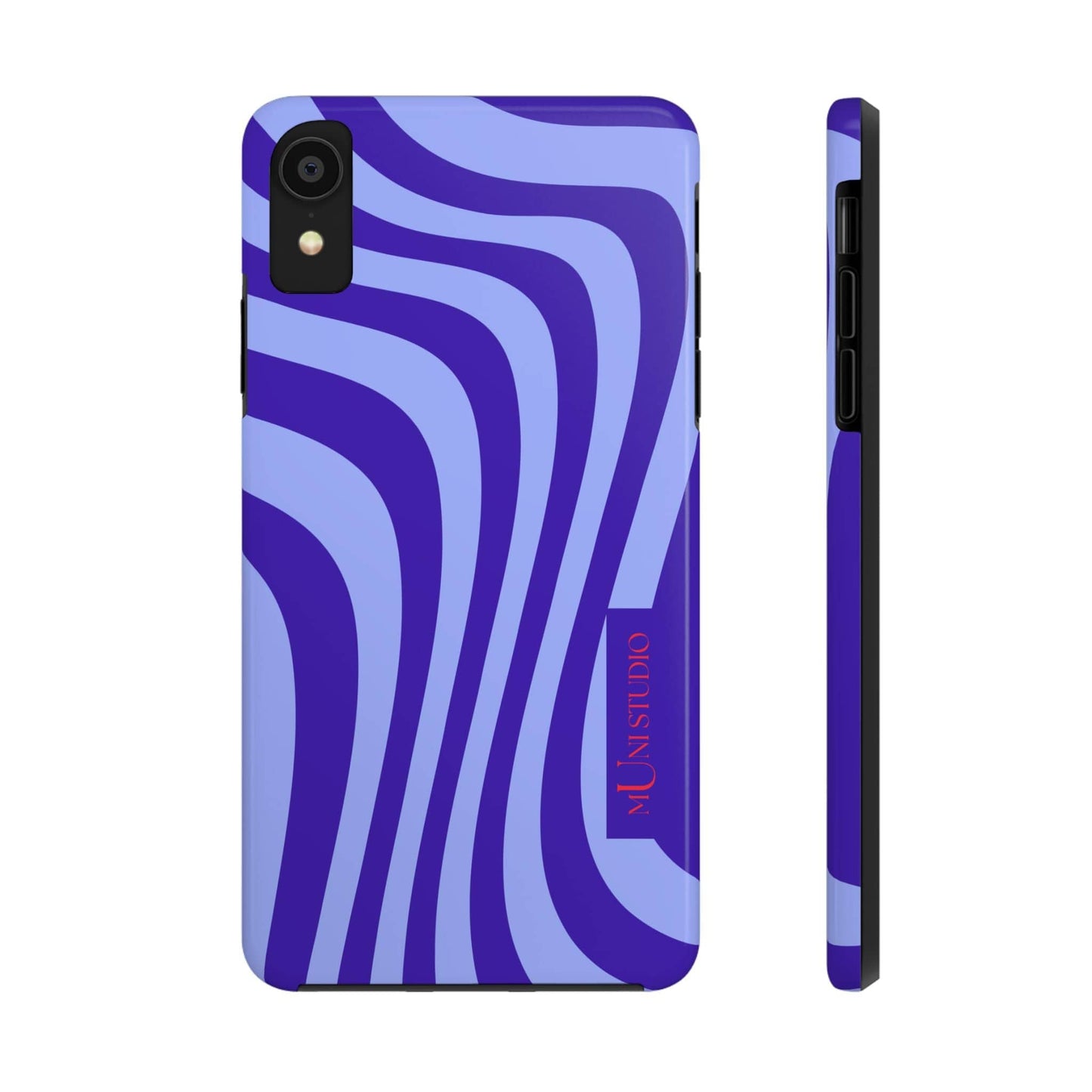 Muni Studio Phone Case iPhone XR OCEAN SWIRL, Tough Phone Case