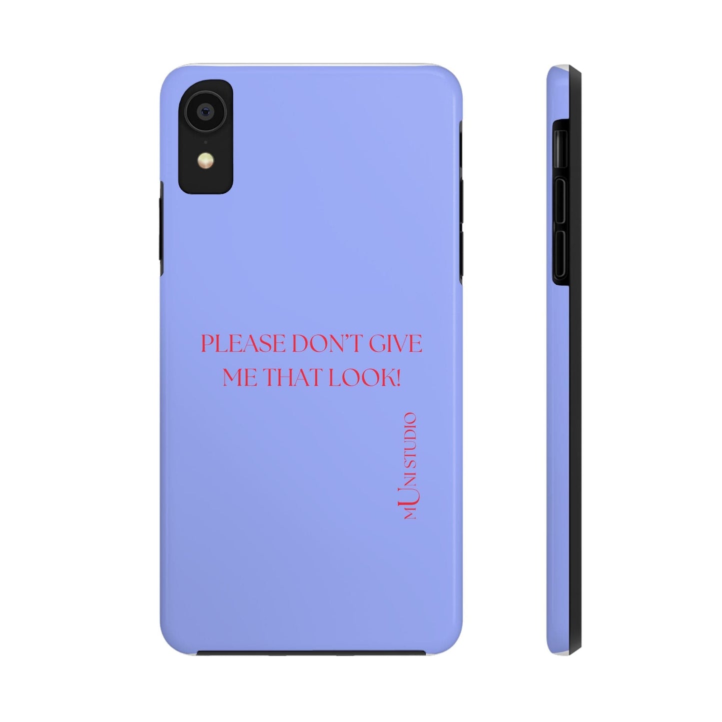 Muni Studio Phone Case iPhone XR THAT LOOK, Tough Phone Case