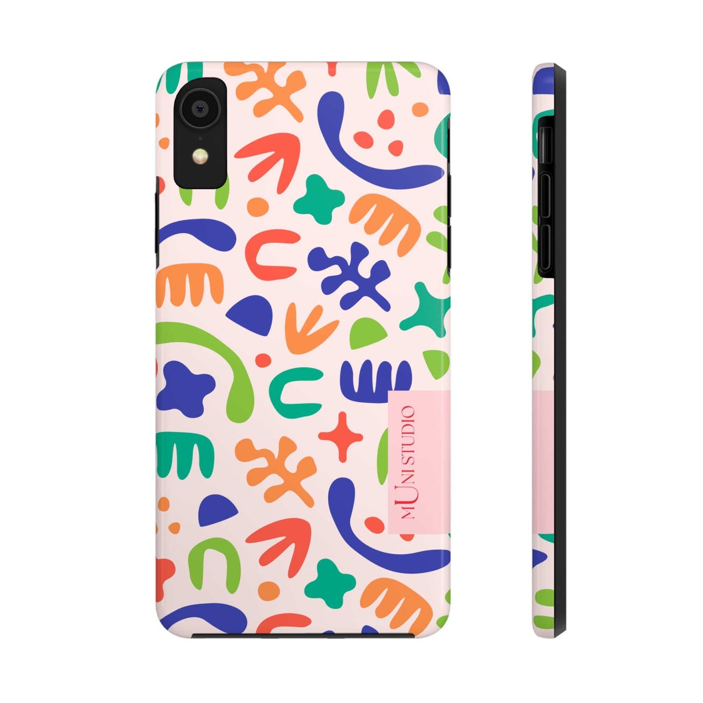 Muni Studio Phone Case iPhone XR YOGA, Tough Phone Case