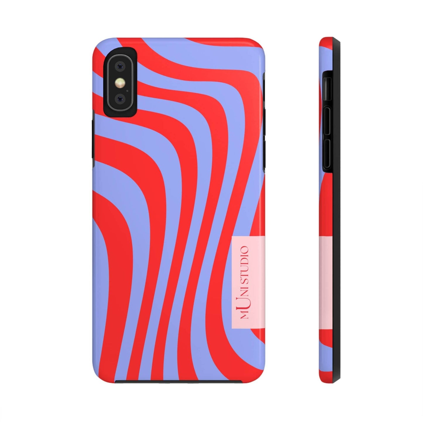 Muni Studio Phone Case iPhone XS CHIARA SWIRL, Tough Phone Case